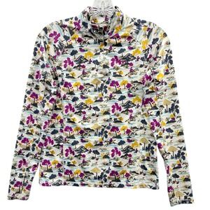 Ariat Tek Youth Girl Cold Series Long Sleeve Quarter Zip Shirt Equestrian L